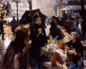 路易斯 玛丽 德 施莱佛 : Apres laverse place du theatre francais